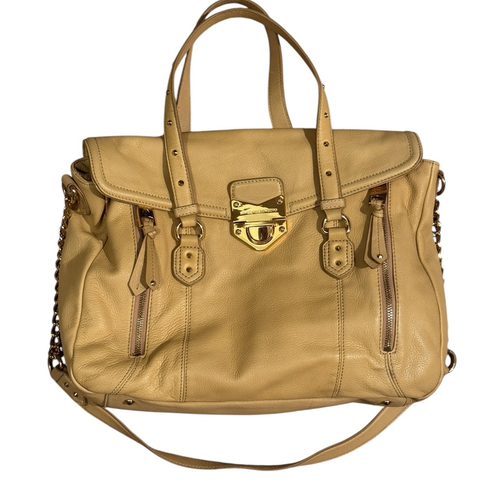 Aimee Kestenberg genuine leather satchel purse bag pristine
